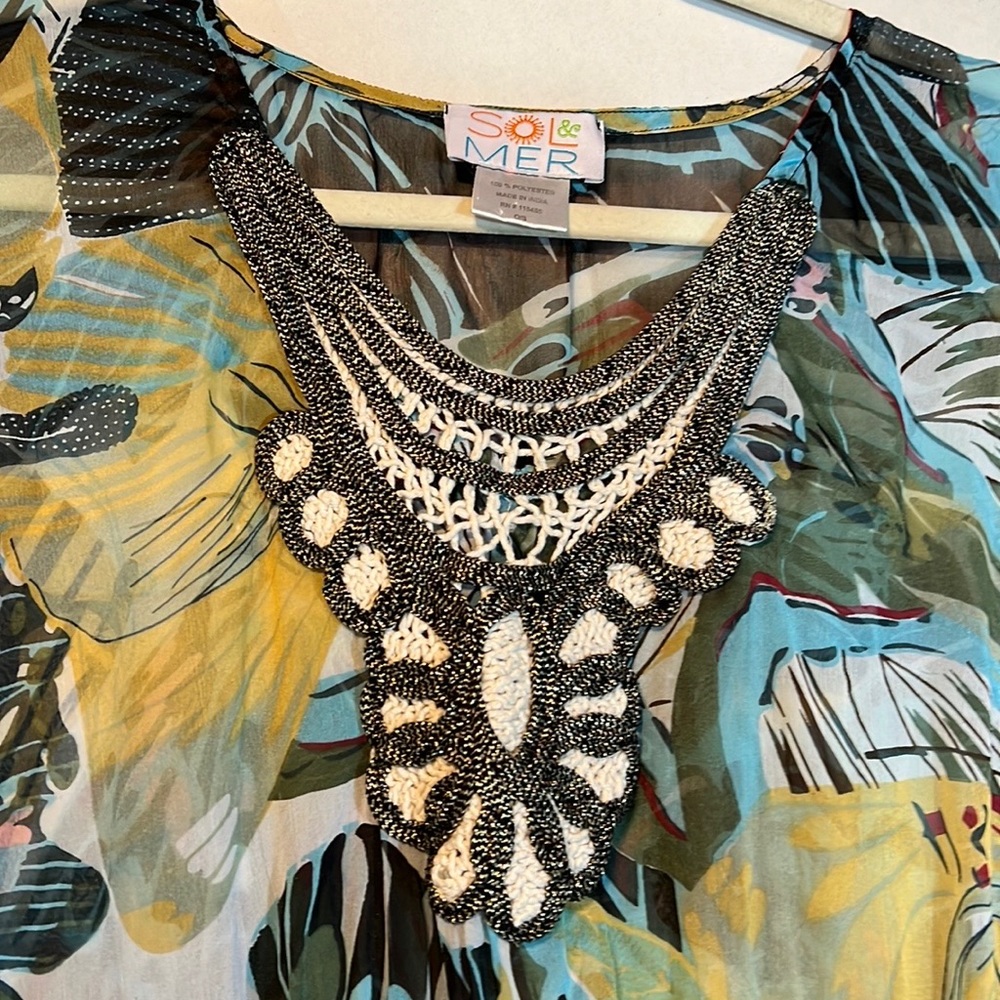 SOL & MER TUNIC TO THE BEACH Size 0/S - Picture 8 of 11